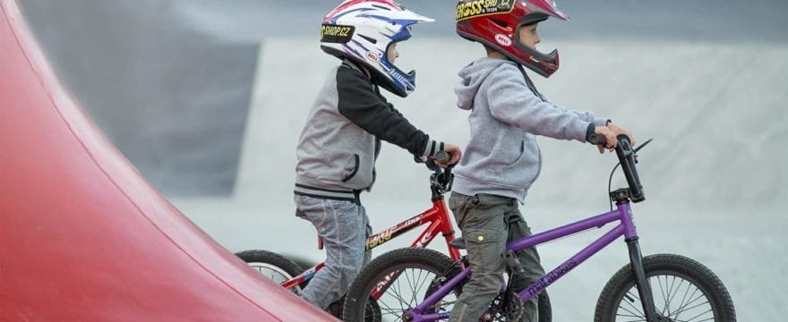 kids on bmx bikes