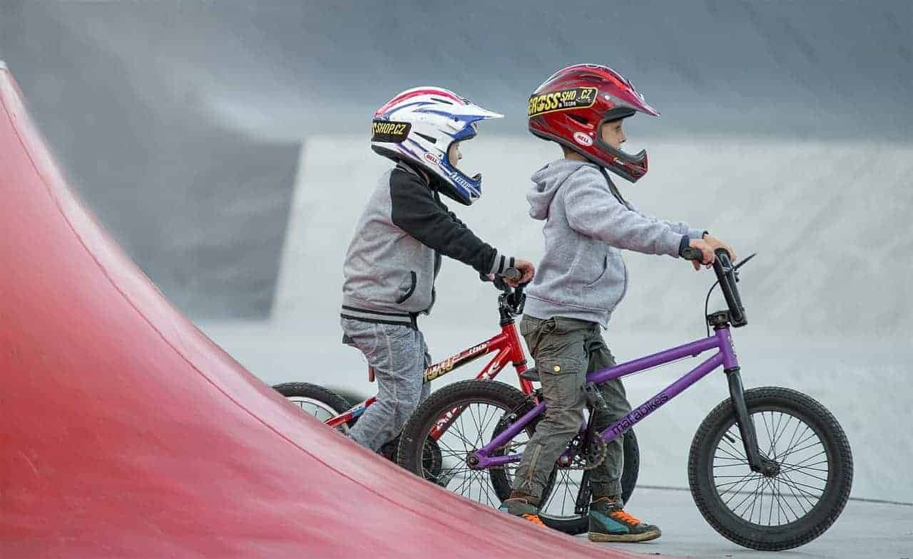 kids on bmx bikes