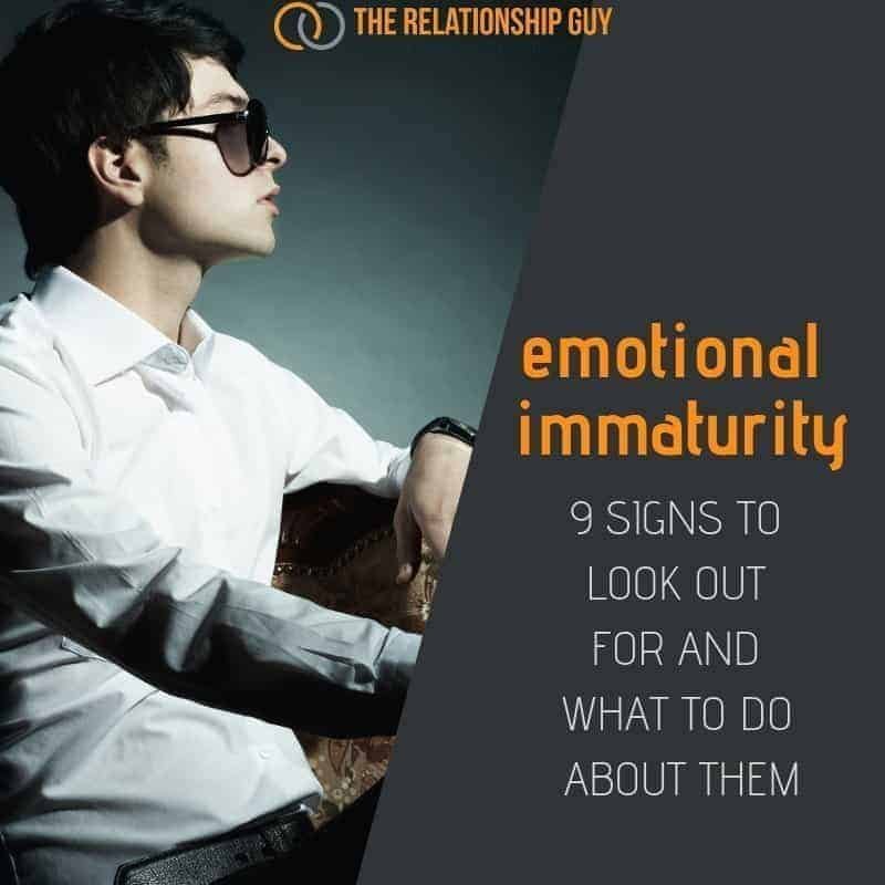 emotional immaturity signs