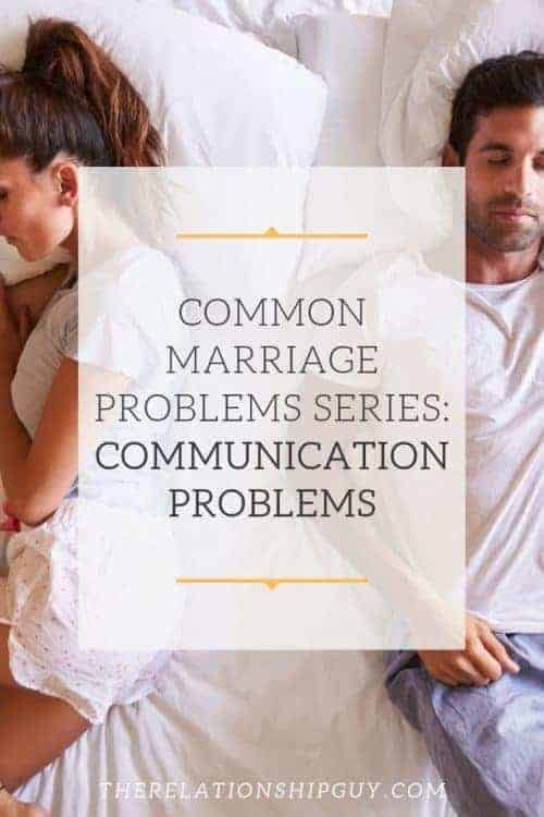 Common Marriage Problems Series: Communication Problems pinterest post