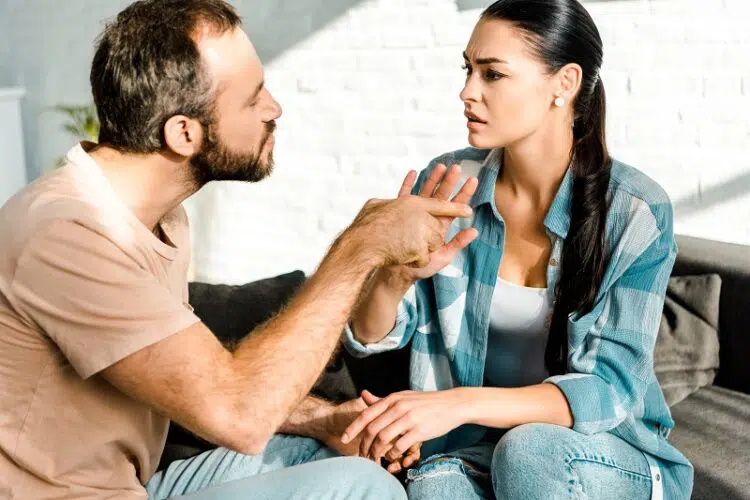 6 Insidious Dangers of Dealing With Emotional Manipulation In a Relationship 3 couple having argument and angry husband yelling at wife