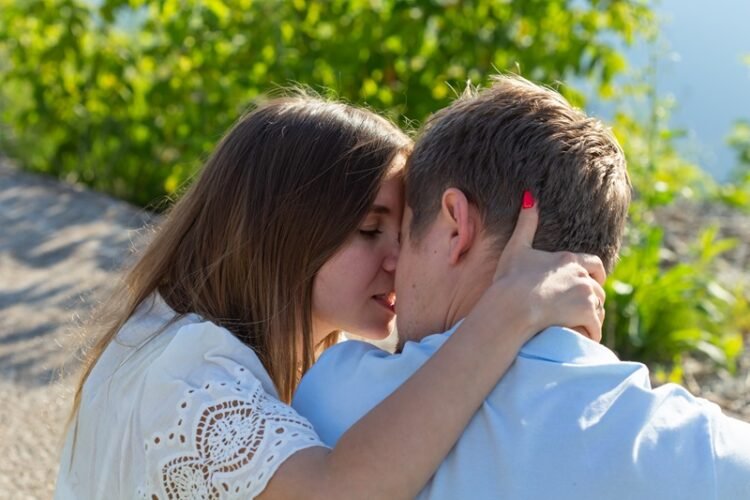 Understanding Sexual Tension in Relationships: 8 Must-have Tips on How to Seduce Your Wife 2 Young couple in love outdoor.Stunning sensual outdoor portrait of young stylish fashion couple posing in summer.