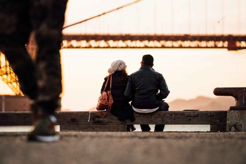 Taking in the Golden Gate bridge