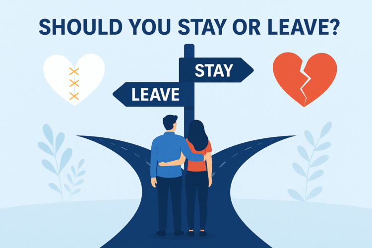 should you stay or leave marriage illustration