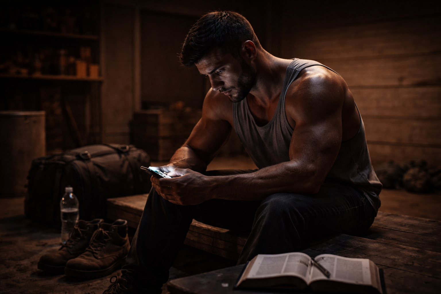 strong men don't need an audience