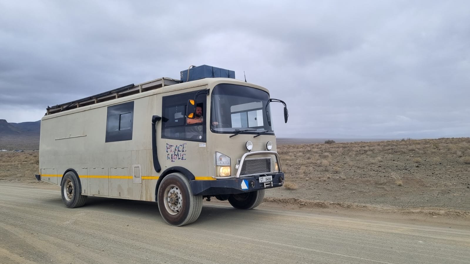 Growth: The need to keep becoming 1 a bus driving on a desert road